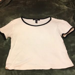 Forever 21 basic cropped tee